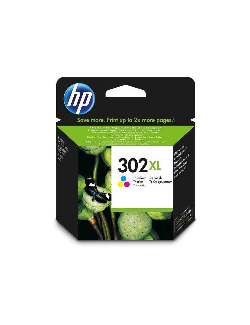 CARTUCHO HP 302XL COLOR F6U67AE.