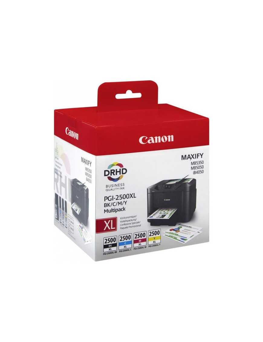PACK 4 CARTUCHOS CANON PGI-2500XL COLORES. 944966