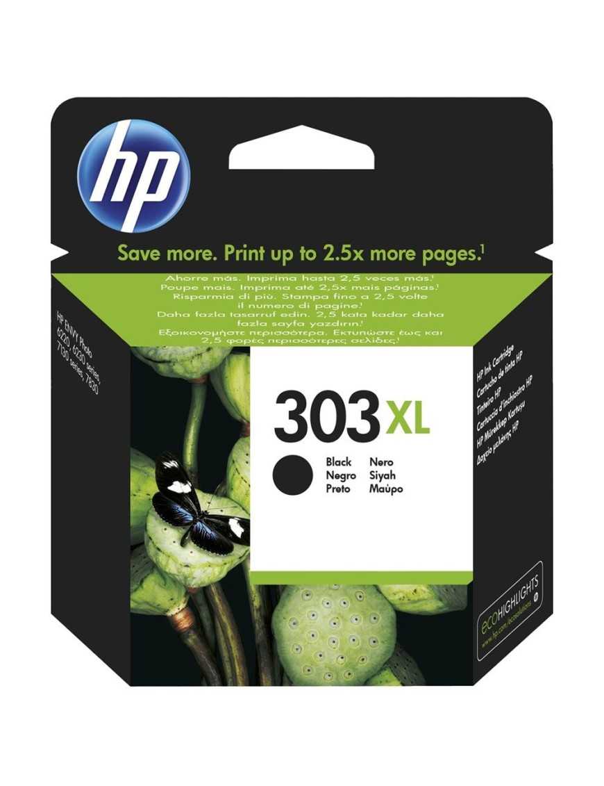 CARTUCHO HP 303XL NEGRO MODELO T6N04AE
