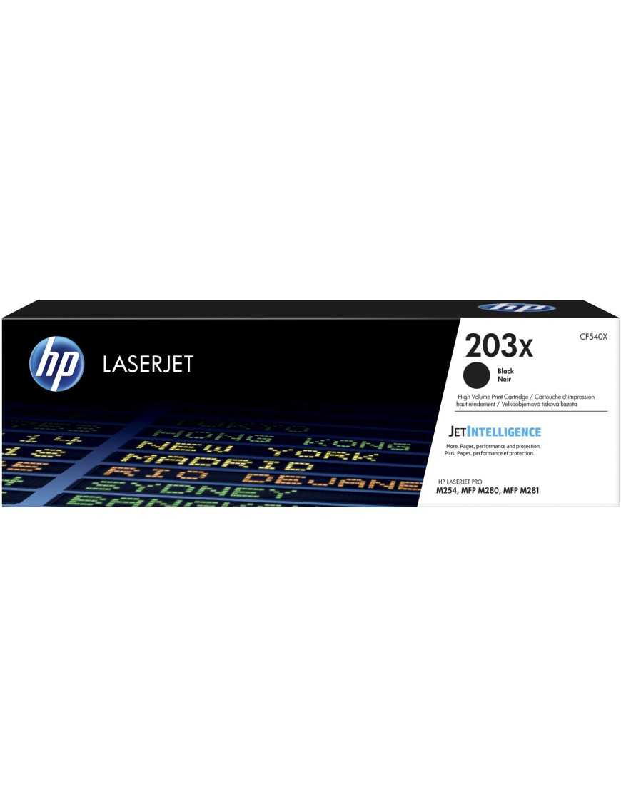 TONER LASER NEGRO HP 203X MODELO CF540X