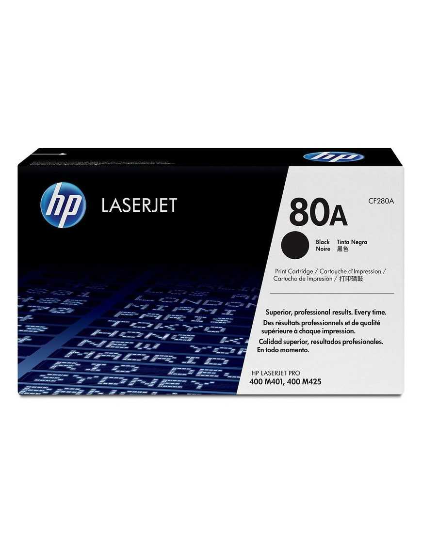 TONER LASER HP 80A NEGRO CF280A.