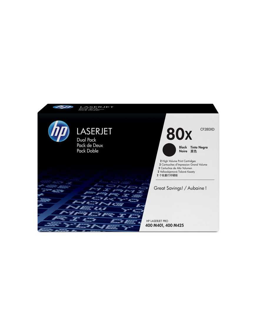 TONER LASER HP 80X NEGRO CF280X.