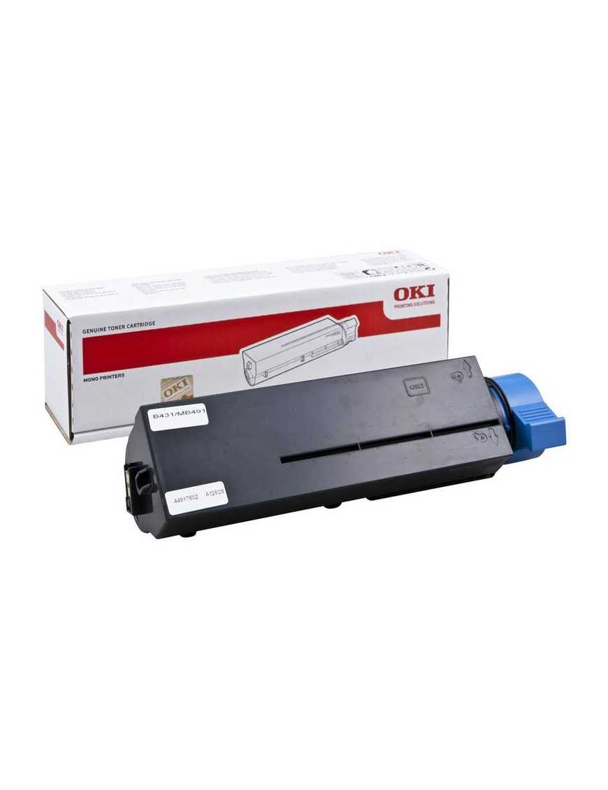 TONER LASER OKI B431 NEGRO 44917602. 12.000 PAGINA