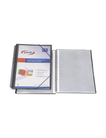 CARPETA ESPIRAL 40 FUNDAS PERS. GOMAS PARDO