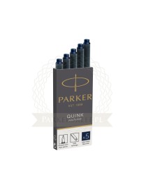 CAJITA 6 CARTUCHOS TINTA PARKER AZUL.