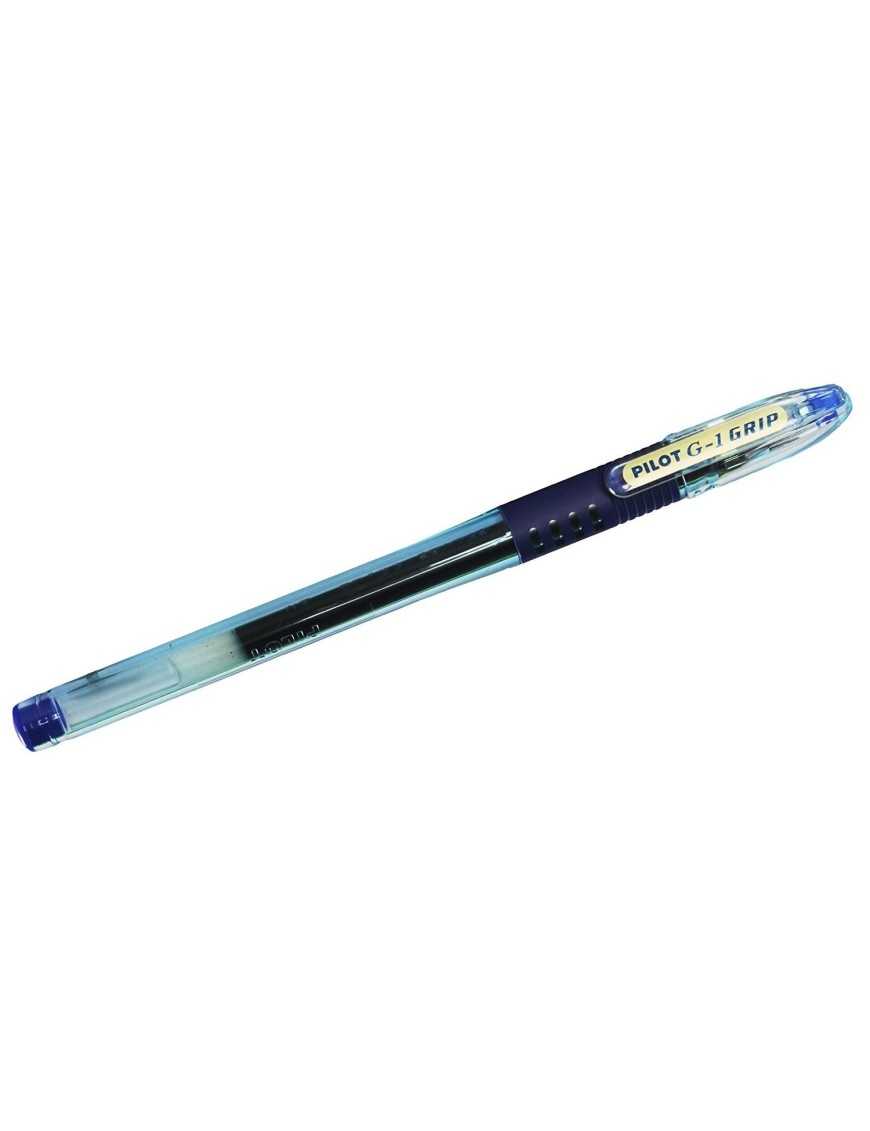 BOLIGRAFO PILOT G-1 GRIP GEL AZUL.
