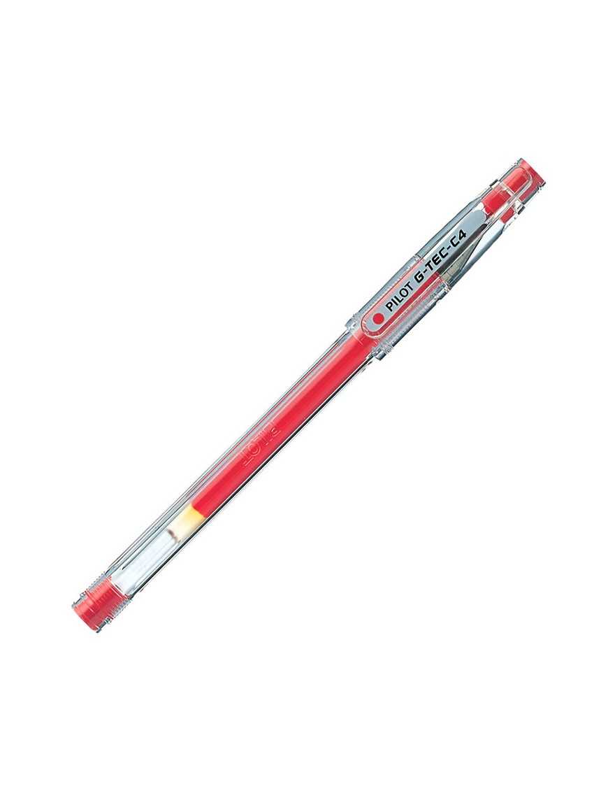 ROLLER PILOT G-TEC-C4 0,4 ROJO.