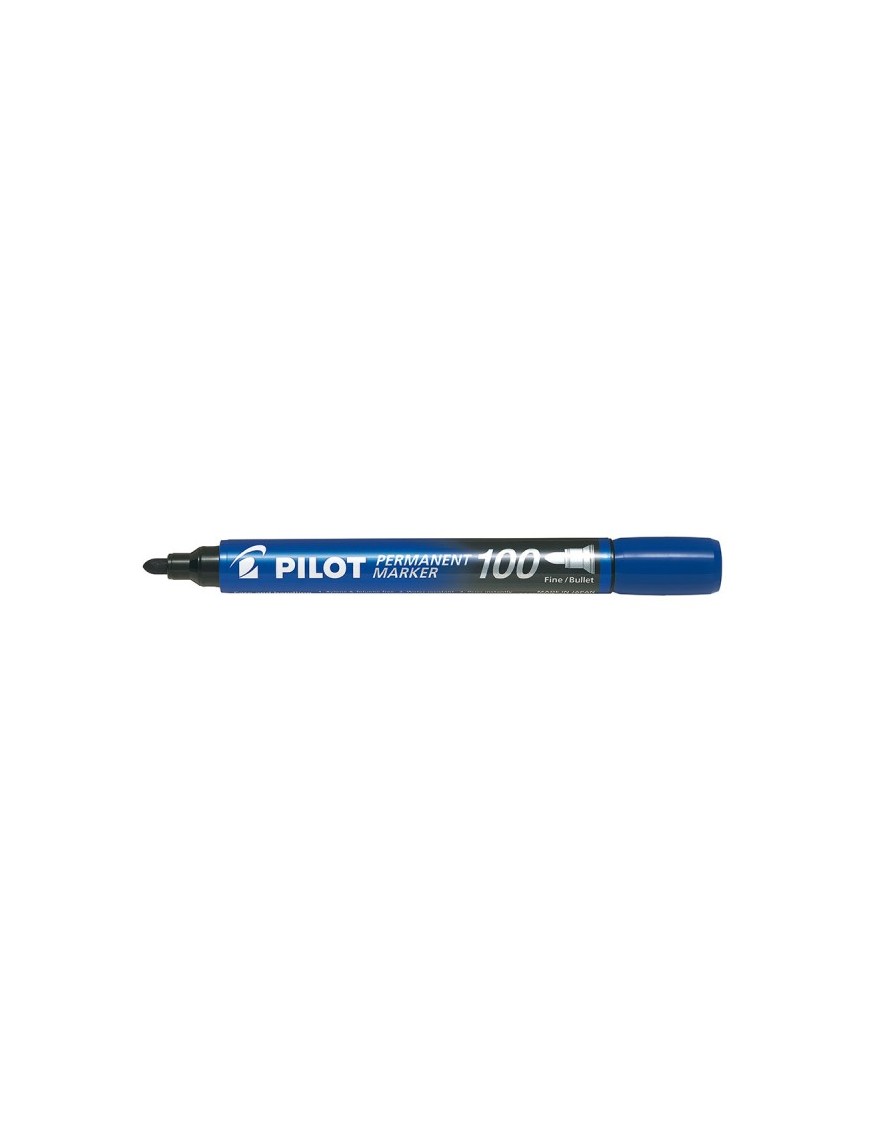 ROTULADOR PILOT PUNTA RENDONDA MARKER 100 AZUL