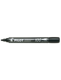 ROTULADOR PILOT PUNTA RENDONDA MARKER 100 NEGRO