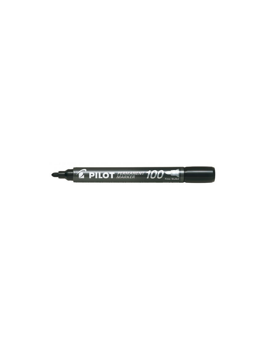 ROTULADOR PILOT PUNTA RENDONDA MARKER 100 NEGRO