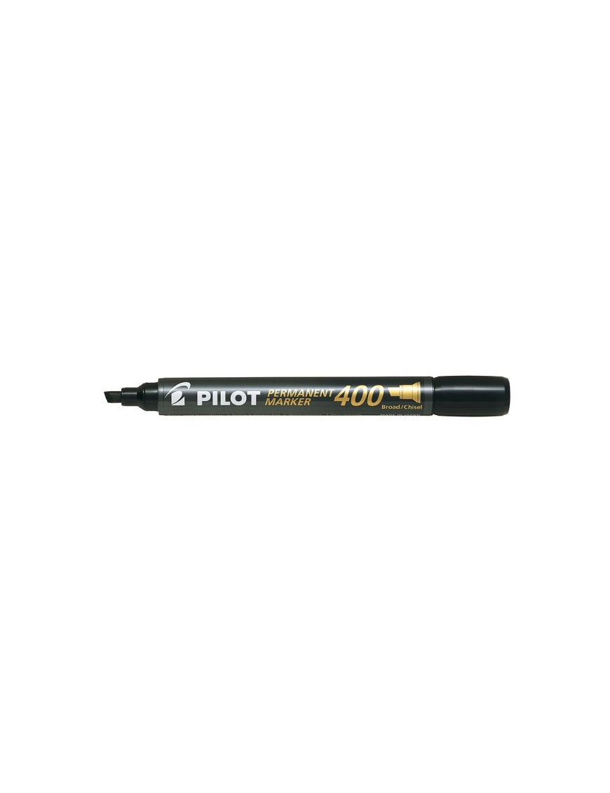 ROTULADOR PILOT PUNTA BISELADA MARKER 400 NEGRO