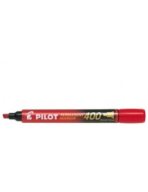 ROTULADOR PILOT PUNTA BISELADA MARKER 400 ROJO