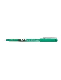 ROLLER PILOT V5 HI-TECPOINT VERDE 0,5 MM.