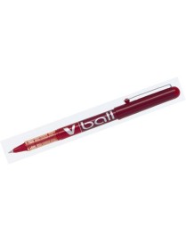 ROLLER PILOT V-BALL GRIP 0,7 ROJO.