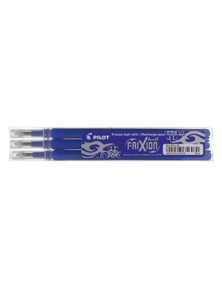 RECAMBIO PILOT FRIXION BALL AZUL C 3UDS.