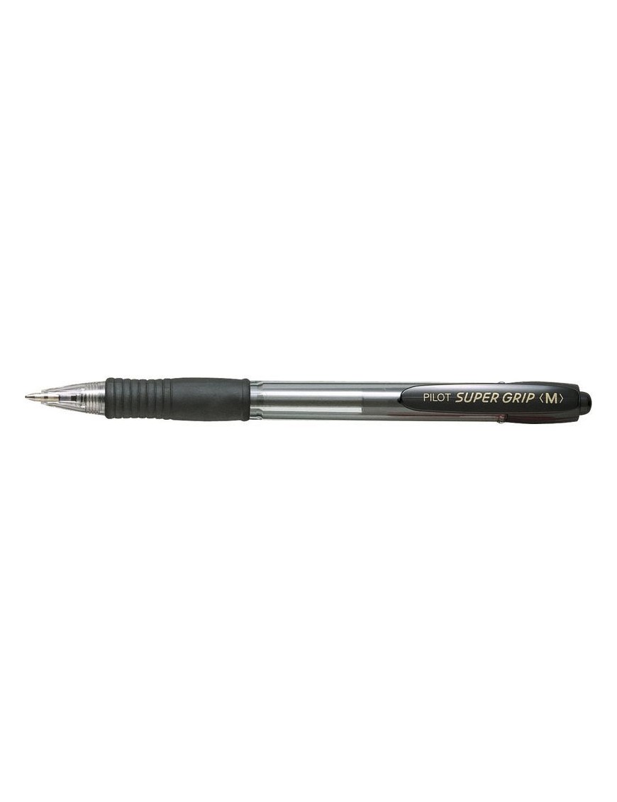 BOLIGRAFO PILOT SUPER GRIP NEGRO.