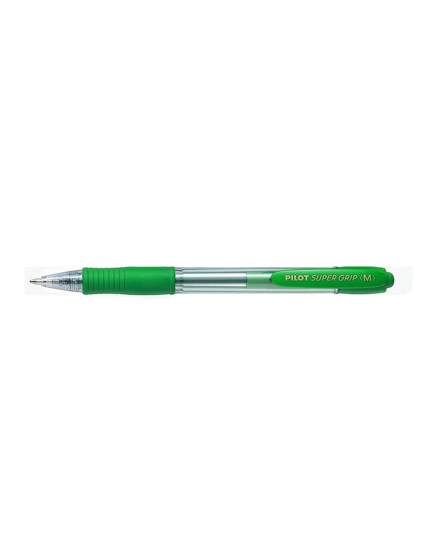 BOLIGRAFO PILOT SUPER GRIP VERDE.