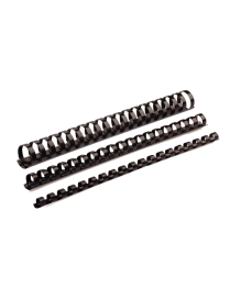 CANUTILLO PLASTICO 20 MM. RED NEGRO YOSAN