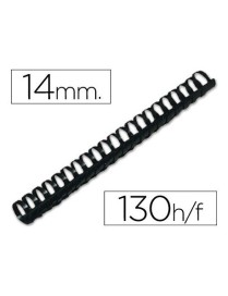 CANUTILLO PLASTICO 14 MM. RED NEGRO YOSAN