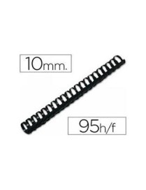 CANUTILLO PLASTICO 10 MM. RED NEGRO CAJA 200