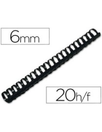 CANUTILLO 06 MM. PLASTICO NEGRO YOSAN