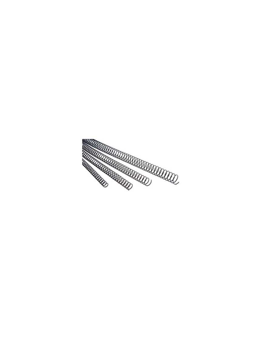 ESPIRAL METAL 06 MM NEGRO PASO 64 C/100U YOSAN