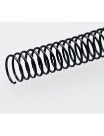 ESPIRAL METAL 24 MM NEGRO PASO 64 C/100U YOSAN