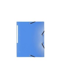 CARPETA GOMAS CON SOLAPA 4º PP OPACA POESSA