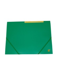 CARPETA GOMAS Y SOLAPAS PP.POESSA VERDE