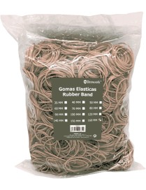 GOMAS ELASTICAS BOLSA 100GRS 8CM.