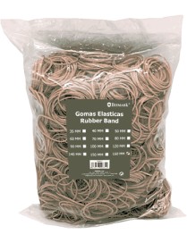GOMAS ELASTICAS BOLSA 100GRS 10CM.