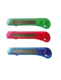CUTTER GRANDE PRAXTON 18 MM COLOR SURTIDO PR-355