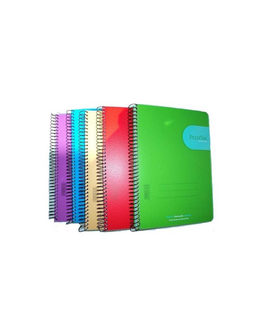 BLOC ESPIRAL T/DURA FOLIO 80H 90GR LISO PRAXTO