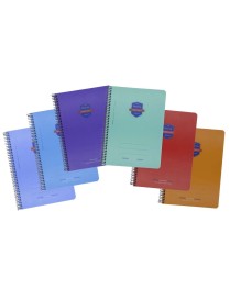 BLOC ESPIRAL PP FOLIO 80 HOJAS 4X4 PRAXTON