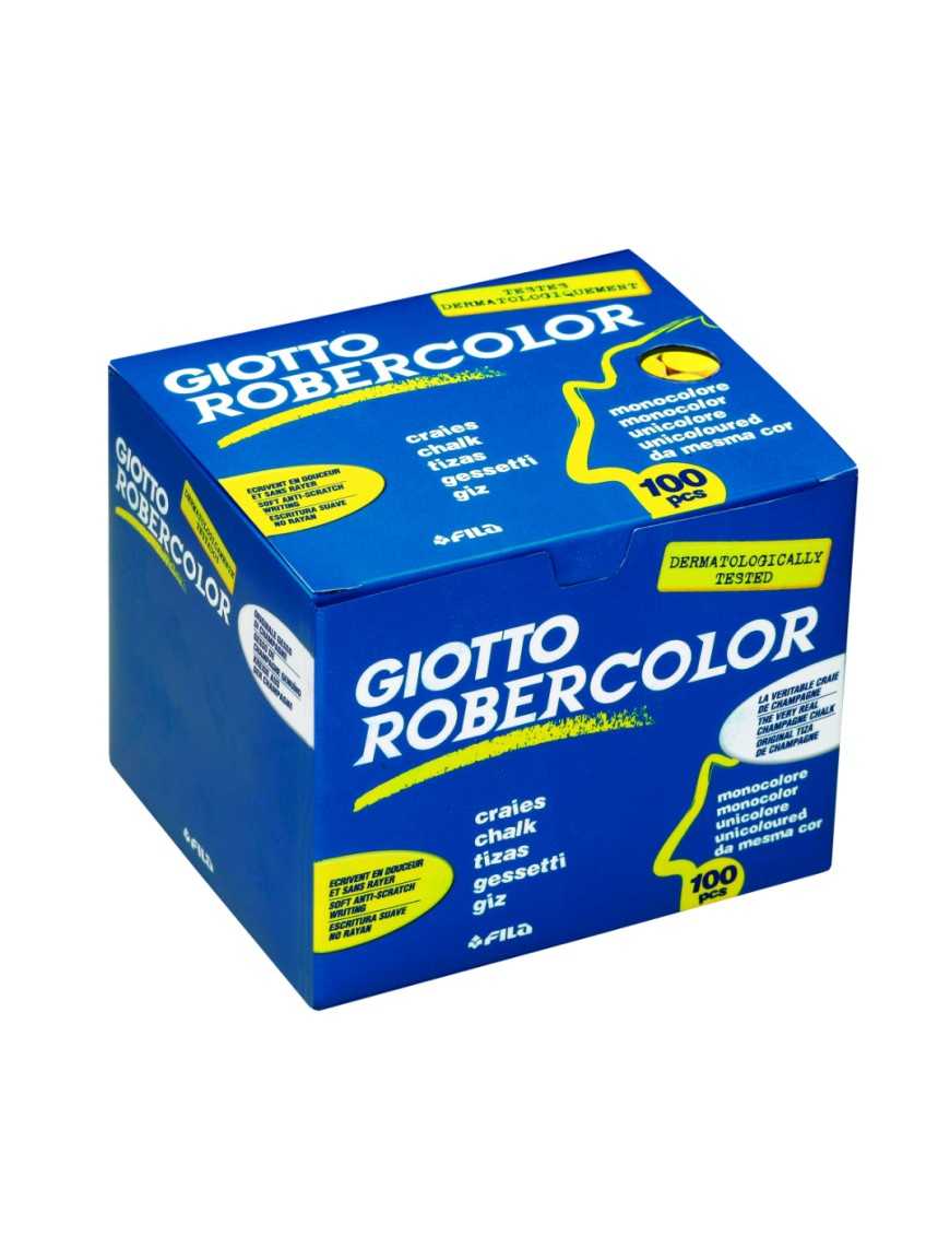 TIZA C/100 ROBERCOLOR AMARILLA