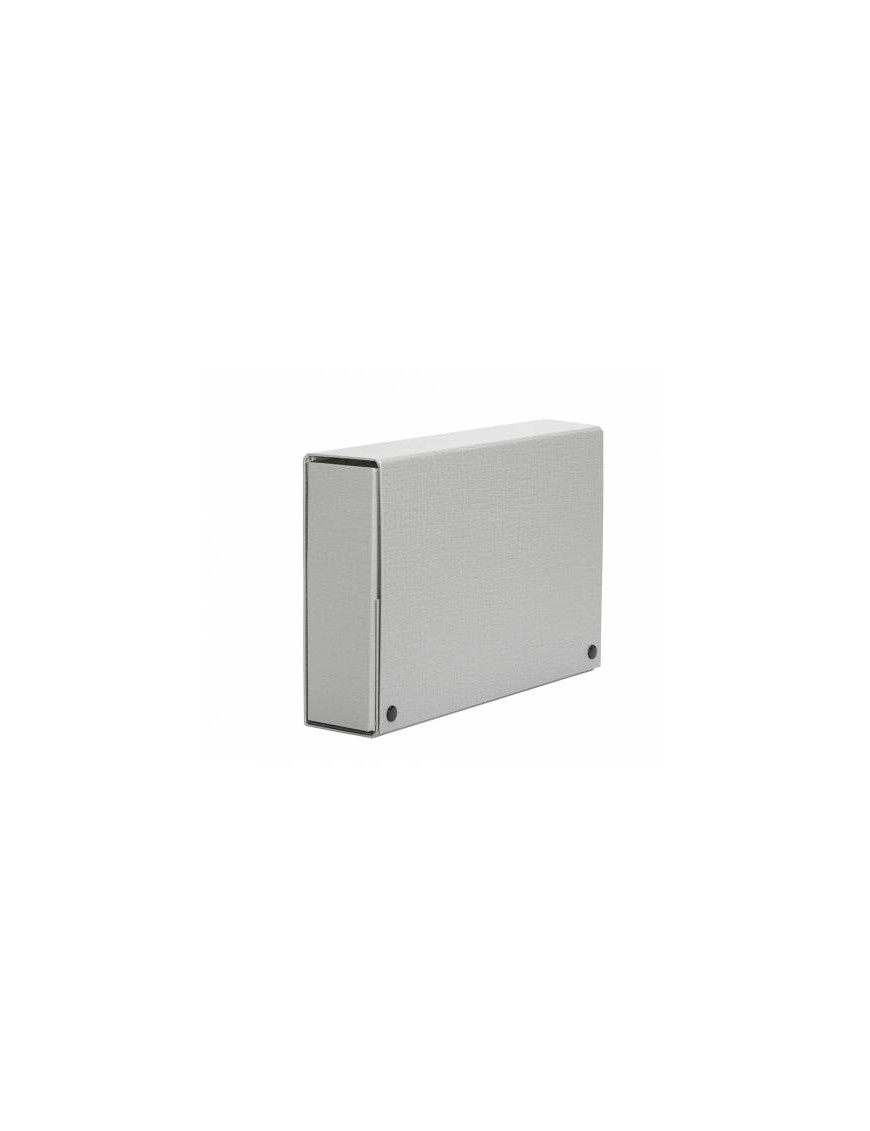 CARPETA PROYECTOS 5 CM GRIS BROCHE