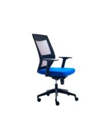 SILLA DE ROCADA CON RESPALDO MALLA MOD.908 AZUL