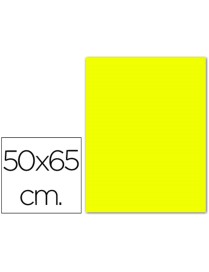 CARTULINA FLUORESCENTE AMARILLA. SADIPAL 50X65