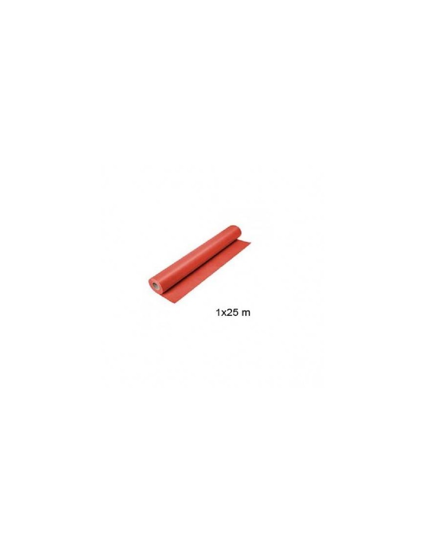 PAPEL KRAFT 25 METROS ROJO SADIPAL