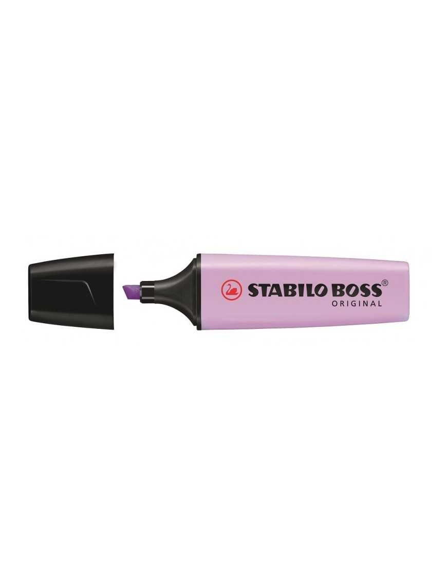 ROTULADOR STABILO BOSS LILA PASTEL.