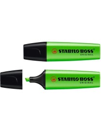 ROTULADOR STABILO BOSS VERDE