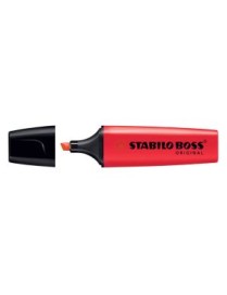 ROTULADOR STABILO BOSS ROJO.
