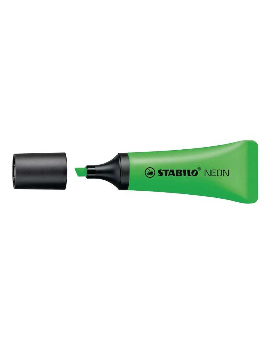 ROTULADOR STABILO NEON VERDE