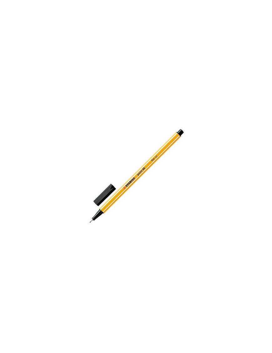 ROTULADOR STABILO POINT 88 NEGRO.