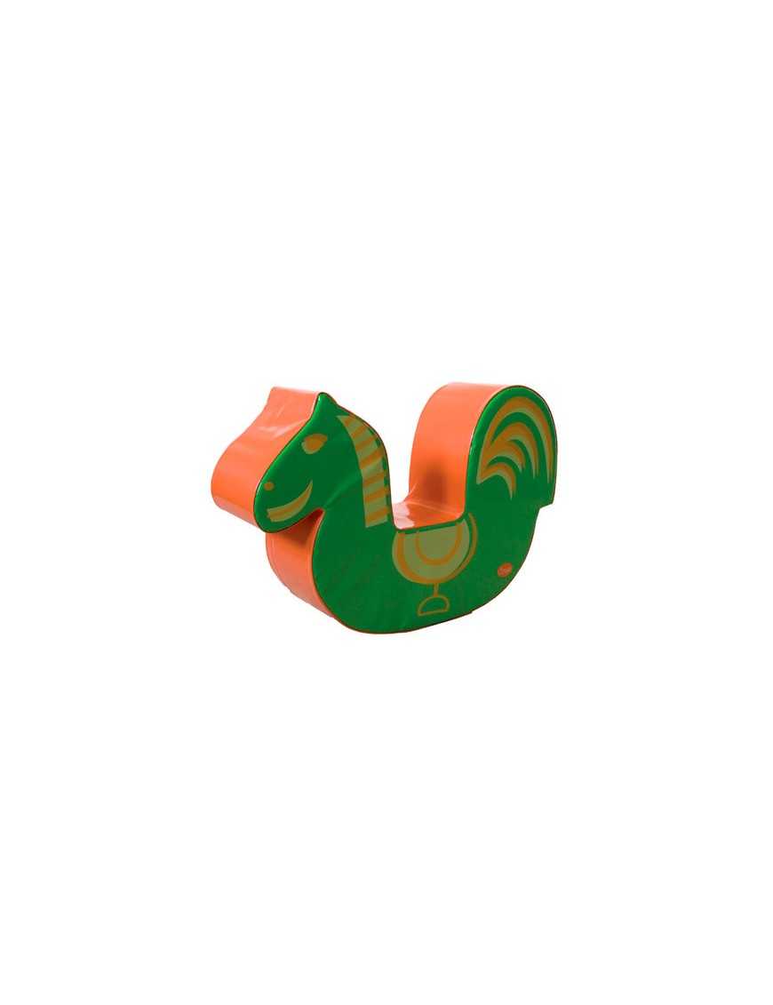 BALANCIN CABALLO NARANJA / VERDE SUMO DIDACTIC
