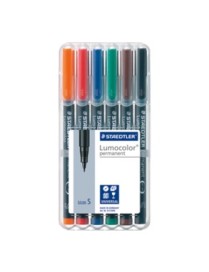 ROTULADOR STAEDTLER LUMOCOLOR S 313 COLORES WP6