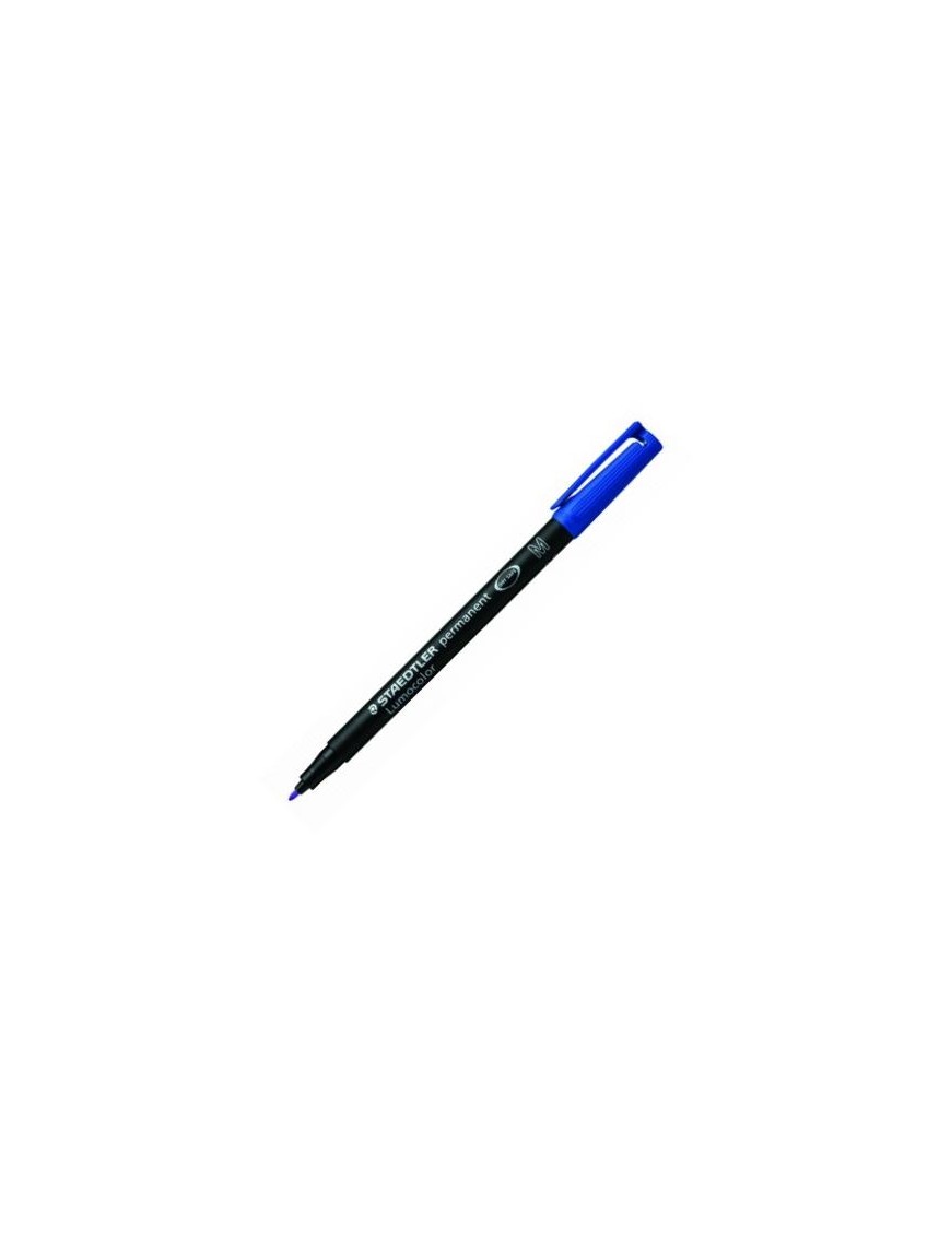 ROTULADOR STAEDTLER LUMOCOLOR M-317 AZUL.