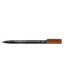 ROTULADOR STAEDTLER LUMOCOLOR M 317 MARRON