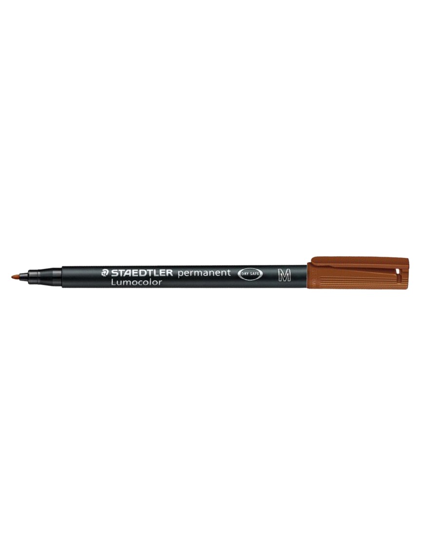 ROTULADOR STAEDTLER LUMOCOLOR M 317 MARRON