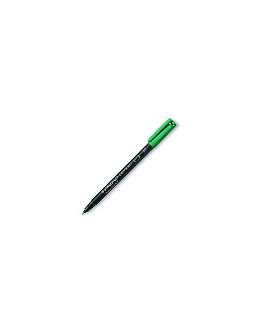 ROTULADOR STAEDTLER LUMOCOLOR M-317 VERDE.